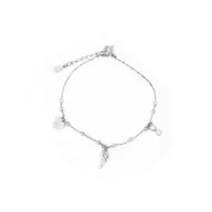 Bransoletki - Srebrna bransoletka 925 Skrzydło Serce Nieskończoność - miniaturka - grafika 1