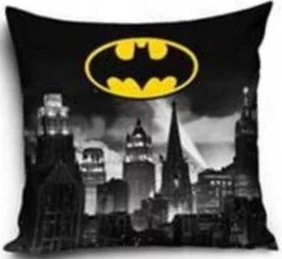 poszewka na poduszkę Batman Gotham 40x40 - Pościel dla dzieci - miniaturka - grafika 1