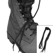 Odzież taktyczna i umundurowanie - Mil-Tec Sznurowadła Wojskowe 220cm Czarne - miniaturka - grafika 1
