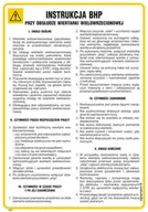 Instrukcje stanowiskowe BHP - IAB17 INSTRUKCJA BHP PRZY OBSŁUDZE WIERTARKI WIELOWRZECIONOWEJ, FN - FOLIA SAMOPRZYLEPNA; (245X350MM) - miniaturka - grafika 1