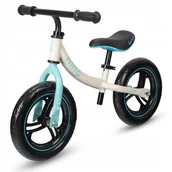 Rowerki biegowe - Rowerek biegowy Bergen Nino Lekki Bezpieczny Beżowo-Niebieski - miniaturka - grafika 1