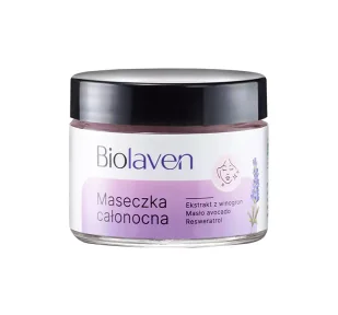 Sylveco Biolaven 45ml maseczka całonocna do twarzy - Maseczki do twarzy - miniaturka - grafika 1