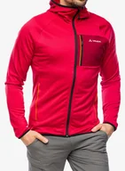 Bluzy sportowe męskie - Bluza polarowa Vaude Tekoa Fleece Jacket II - red - miniaturka - grafika 1
