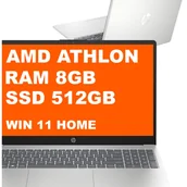 Laptopy - HP 15-fc0033ca / B46P0UA / AMD Athlon Silver / 8GB / 512GB / AMD Radeon / FullHD / Win 11 / Szary - miniaturka - grafika 1