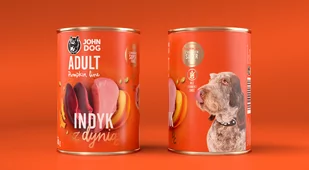 John Dog John Dog Pumpkin adult indyk z dynią 400g 51343-uniw - Mokra karma dla psów - miniaturka - grafika 1