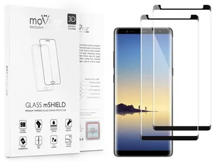 movear 2 szt. Szkło Hartowane 3D na Samsung Galaxy Note 8 N950F do Etui typu plecki GLASS mSHIELD 3D caseFriendly - Szkła hartowane na telefon - miniaturka - grafika 1