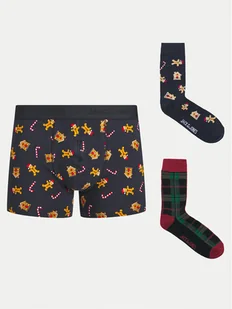 Jack&Jones Komplet bielizny Xmas 12266765 Granatowy - Majtki męskie - miniaturka - grafika 1