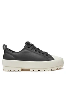Calvin Klein Jeans Trampki YW0YW01587 Czarny - Trampki damskie - miniaturka - grafika 1