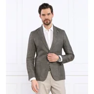 Marynarki męskie - BOSS Lniana marynarka C-Hanry-232 | Regular Fit | z dodatkiem wełny - miniaturka - grafika 1