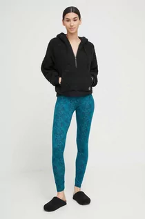 Bluzy sportowe damskie - Dkny komplet - bluza i legginsy piżamowe kolor niebieski - DKNY - grafika 1