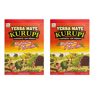 Yerba Mate Kurupi Katuava Especial 2x 500g 1kg - Yerba Mate - miniaturka - grafika 1