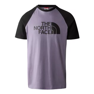 Koszulki męskie - Koszulka The North Face Raglan Easy 0A37FVN141 - fioletowa - grafika 1