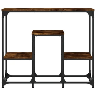 Stolik konsolowy, przydymiony dąb, 89,5x28x76 cm Lumarko! - Konsole i sekretarzyki - miniaturka - grafika 5