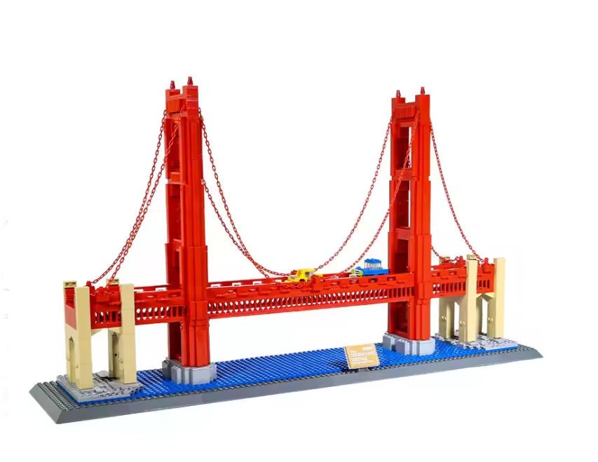 Coil Klocki konstrukcyjne Mosta Stanów Zjednoczonych BRIDG OF UNITED STATES 1977 el