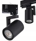 Lampy sufitowe - Reflektor Led Projektor Szynowy Oprawa na Szynę ATL4 GU10 10W Czarny Kanlux - miniaturka - grafika 1