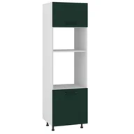 Meble kuchenne - Asti Słupek Pod Zabudowę Piekarnika/Microfali Dpp-60-38-197 Zielony Mat - miniaturka - grafika 1