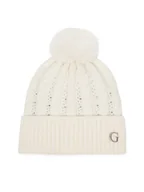 Czapki damskie - Guess Czapka AW5385 POL01 Biały - miniaturka - grafika 1