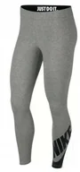 Legginsy - Legginsy sportowe damskie Nike Power Running CN8033-063 szare r. M - miniaturka - grafika 1