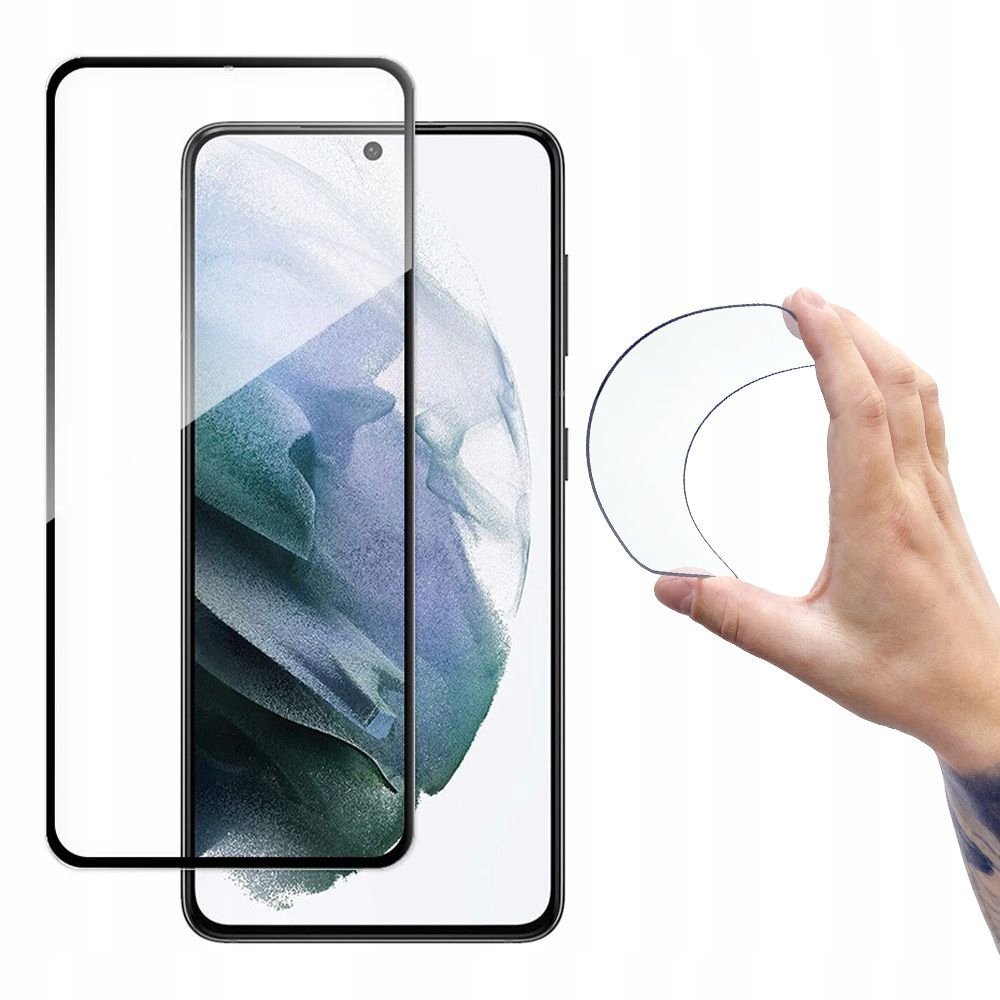 WOZINSKY FULL COVER FLEXI NANO FOLIA SZKLANA SZKŁO HARTOWANE Z RAMKĄ SAMSUN
