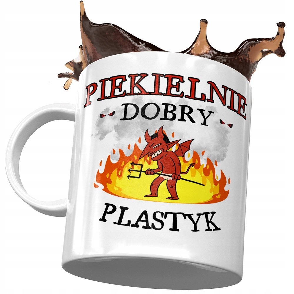 Kubek Dla Plastyka Piekielnie Dobry Plastyk z Nadrukiem ze Zdjęciem + Opakowanie na prezent (wzór 02)