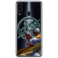 Etui i futerały do telefonów - ERT GROUP etui na telefon Samsung A20S, case oryginalny i oficjalnie licencjonowany przez Star Wars, wzór Boba Fett 002, optymalnie dopasowane, plecki z TPU częściowo przeźroczyste - miniaturka - grafika 1