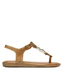 Buty dla dziewczynek - Melissa Sandały Solar 35921 Złoty - miniaturka - grafika 1