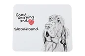 Podkładki pod mysz - Bloodhound podkładka pod mysz z psem Art-Dog - miniaturka - grafika 1