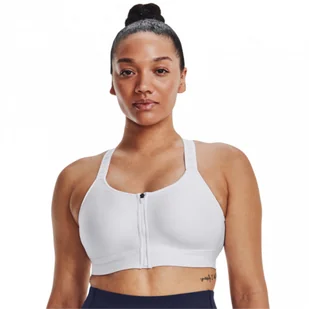 Biustonosz treningowy UNDER ARMOUR UA Infinity High Bra Zip - Bielizna sportowa damska - miniaturka - grafika 1