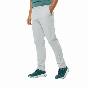 Męskie spodnie trekkingowe Jack Wolfskin PRELIGHT PANTS M cool grey - S - Spodnie sportowe męskie - miniaturka - grafika 1
