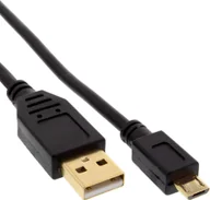 Kable USB - Kabel USB InLine USB-A - microUSB 1.5 m Czarny 31715P - miniaturka - grafika 1