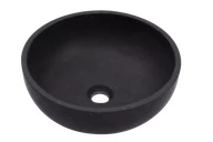Umywalki - ALANAD AD APO 38cm czarna Kamienna umywalka nablatowa APO 38cm czarna - miniaturka - grafika 1