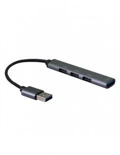STANDARDOWY koncentrator USB 2.0, złącze A, 4x porty A (3x USB2.0 +1x USB 3.2 Gen1) - Pozostałe akcesoria sieciowe - miniaturka - grafika 1