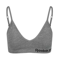 Biustonosze - Reebok damski JUSTINE bezszwowy biustonosz, szary marl, mały - miniaturka - grafika 1