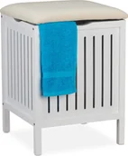 Kosze na bieliznę - kosz na pranie z siedziskiem relaxdays - miniaturka - grafika 1