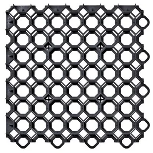 Kratka trawnikowa Garden Puzzel czarna Onduline - Kostki brukowe i krawężniki - miniaturka - grafika 1