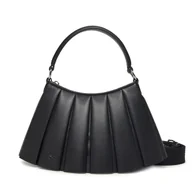 Torebki damskie - Torebka Lacoste NU5011DP Czarny - miniaturka - grafika 1