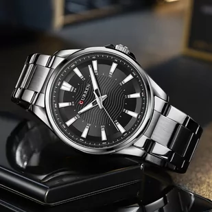 Zegarek ZEGAREK MĘSKI CURREN 8424 (zc040a) + BOX - Zegarki męskie - miniaturka - grafika 2