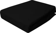 Prześcieradła - Prześcieradło Jersey Z Gumką 60X120 Czarne - miniaturka - grafika 1