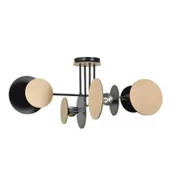 Lampy sufitowe - Emibig Zita lampa sufitowa 4-punktowa czarna 173/4 173/4 - miniaturka - grafika 1