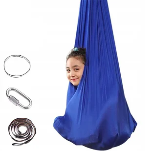 Hamak sensoryczny chusta akrobatyczna huśtawka dla dzieci joga 280cm - Zabawki i gry sportowe - miniaturka - grafika 1
