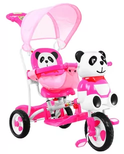 SporTrike Rowerek 3 Kołowy PANDA A23-2 Różowy ZSP.A23-2.ROZ - Rowerki trójkołowe - miniaturka - grafika 1