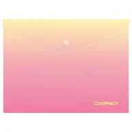 Teczki i skoroszyty - Patio Koperta na dokumenty A4 na zatrzask Gradient peach 03302 CoolPack - miniaturka - grafika 1