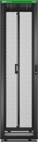 APC Easy Rack 48Ux600x1000 Roof/Side panel/castors/feet No Bottom 4 Brackets Kolor: CZARNY ER6802