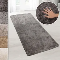 Dywany - Karat Flokati dywan shaggy Elite dywan do kuchni dywan do przedpokoju, ciemnoszary, 80x200 cm - miniaturka - grafika 1