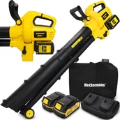 Dmuchawy i odkurzacze do liści - Dmuchawa odkurzacz ogrodowy do liści akumulatorowy Heckermann AVOD40 - miniaturka - grafika 1