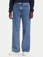 Spodnie damskie - Tommy Jeans Jeansy Mia DW0DW20491 Niebieski Relaxed Fit - miniaturka - grafika 1