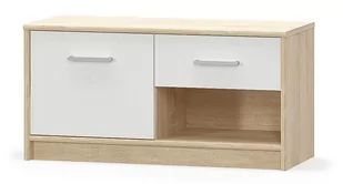 Szafka Tips 1D1S Dąb Sonoma / Biały Mat - Inne meble do salonu - miniaturka - grafika 1