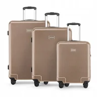 Walizki - PUCCINI Zestaw WALIZEK Podróżnych PC Komplet Polikarbon 3w1 PC029 6 - miniaturka - grafika 1