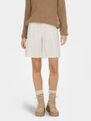 Spodenki damskie - ONLY Bermudy Caro 15278792 Biały Loose Fit - miniaturka - grafika 1