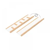 Place zabaw - Małpiszon, zjeżdżalnia dwustronna Mini drewno - miniaturka - grafika 1